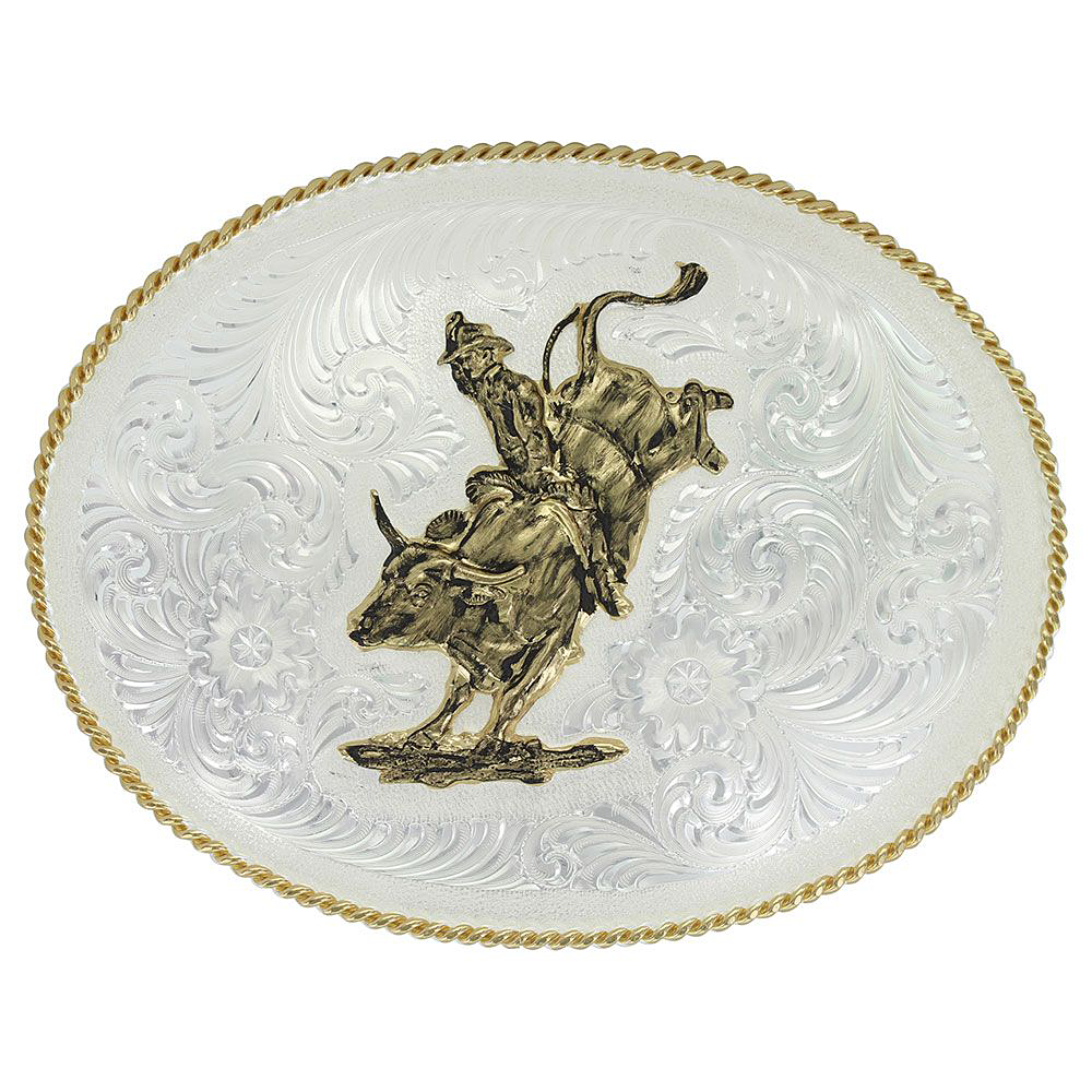 Montana Silversmiths Engraved Bull Rider Belt Buckle | Bass Pro Shops